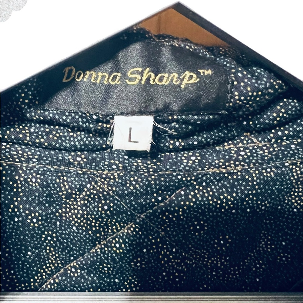 Donna Sharp Quilted Patchwork Jacket Large - image 5